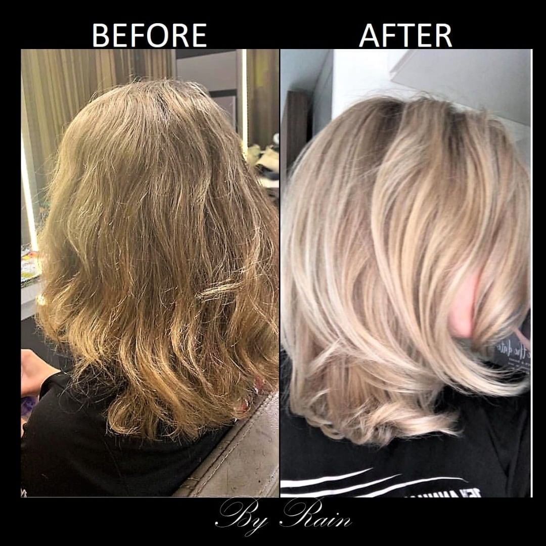 beige blonde balayage