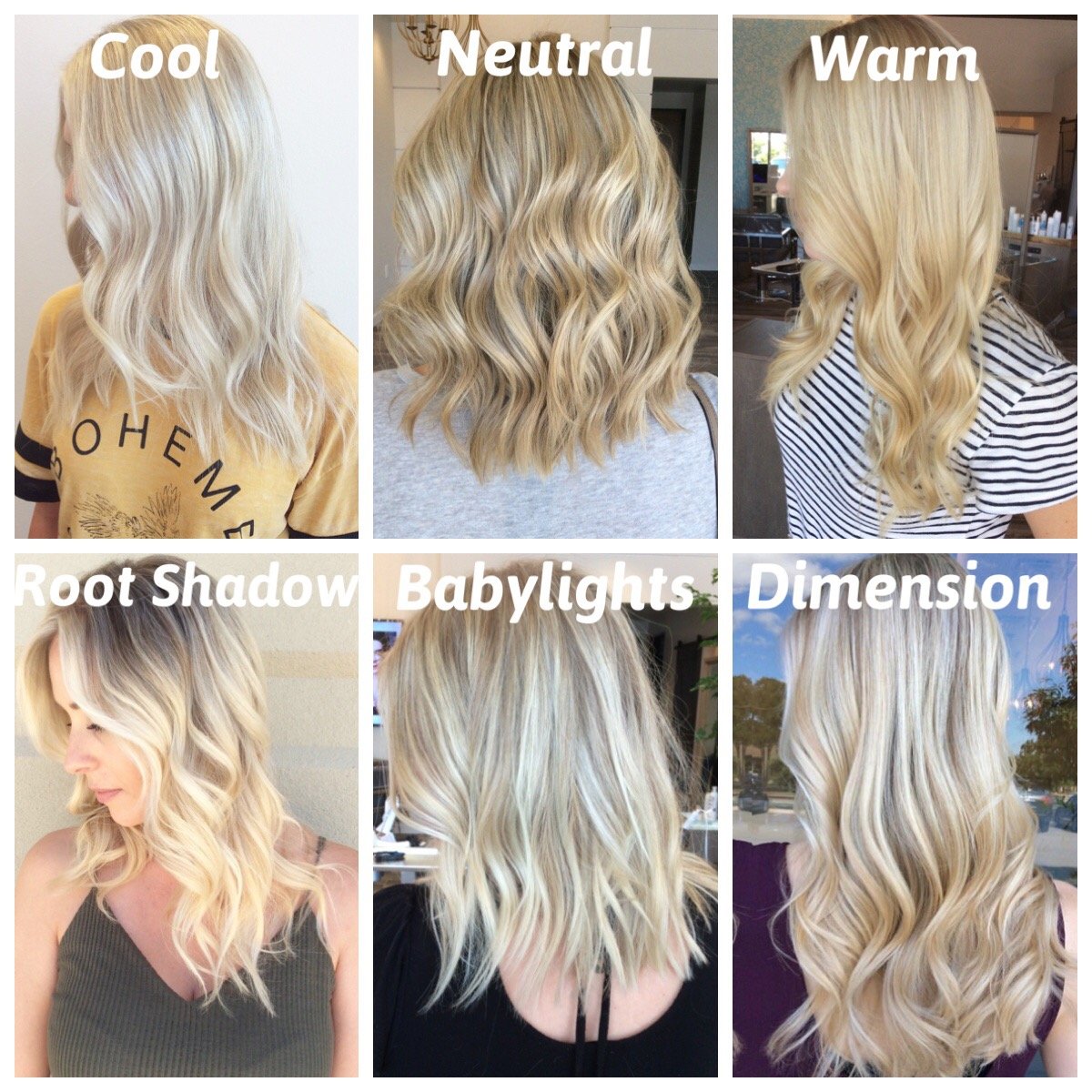 Blonde Hair Color Chart The Shades Kissed By The Sun Hera