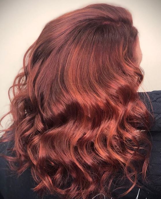 Mahogany hair colour 8