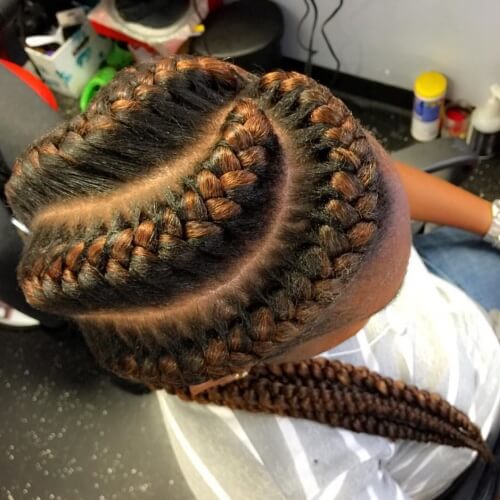 Goddess Braids Hairstyles