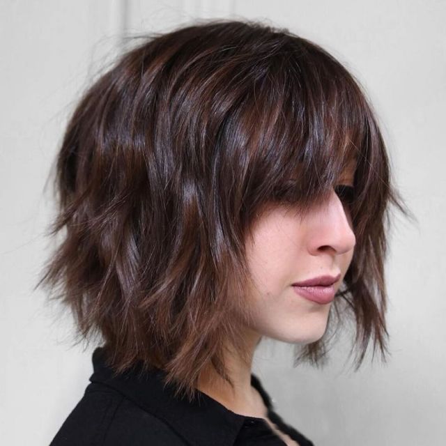 Brown Bob Hairstyles trend 2020