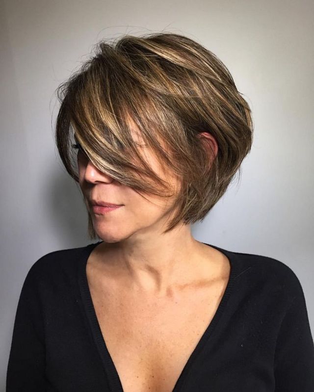 Modern Short Bob Haircuts trend 2019