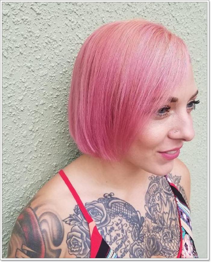 pink hair