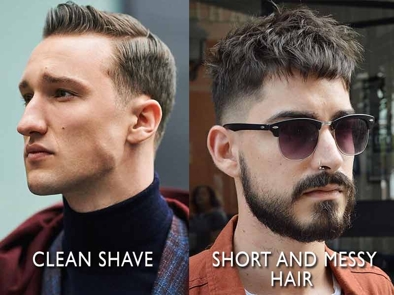 short hairstyles for men with big foreheads