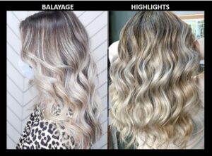 BALAYAGE VS HIGHLIGHTS