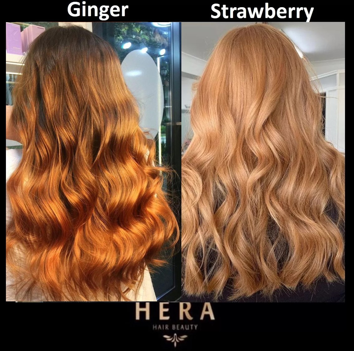 Strawberry vs. Ginger Hair | Hera Hair