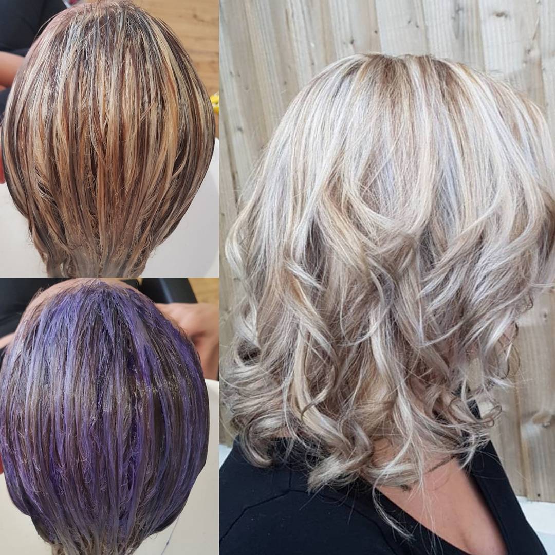 natural hair blonde lavender