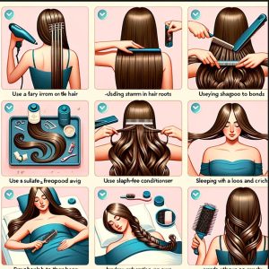 Take care of tape-in hair extensions